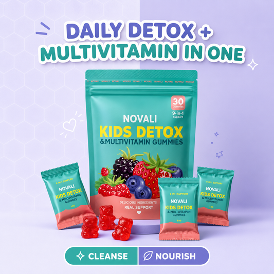NOVALI – Kids Detox & Multivitamin Gummies